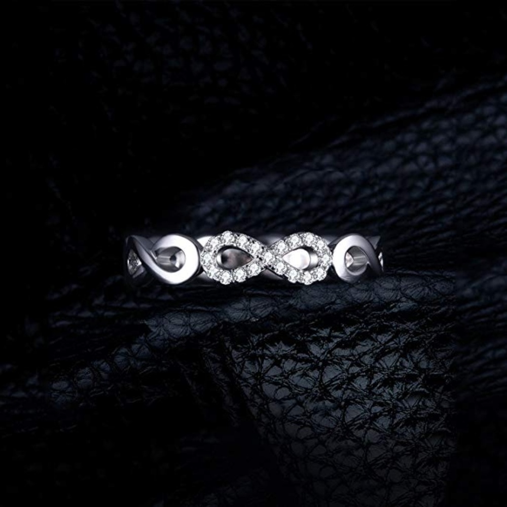 Infinity Forever Sterling Silver Ring - image 1